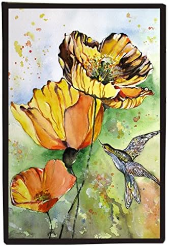 California Poppies Original Flower Painting On Canvas, Not Print, Poppy Artwork From Artist, 8x10 Ready To Hang