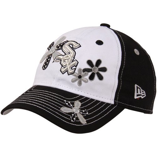 New Era Chicago White Sox Preschool Girls' Daisy Dots Hat - Black-White