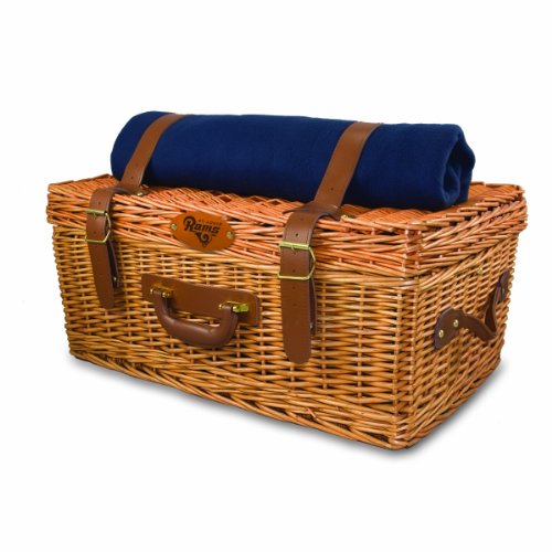 NFL St. Louis Rams Windsor Picnic Basket with Service for Four by