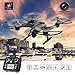 GoolRC 509W Drone with Camera Live Video Wifi FPV RC Quadcopter with APP Control & Gravity Motion Sensor function for Android/IOS , Altitude Hold & Headless Mode & One Key Return