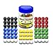 Super Value Depot Chinese Checkers Glass Marbles. Set of 72, 12 each Color. Size 9/16â€ (14mm), with Practical Container.
