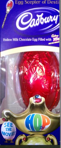 Cadbury Hop Movie Egg Sceptor of Destiny Hollow Milk 4.4 oz Chocolate Easter Egg Filled with Cadbury Mini Eggs
