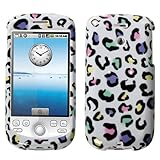 Snap-On Hard Case Cover Skin Protector for HTC myTouch 3G/ Fender/ myTouch 3G (3.5mm jack) - Colorful Leopard + Free Stars Stripes Silicone Wristband