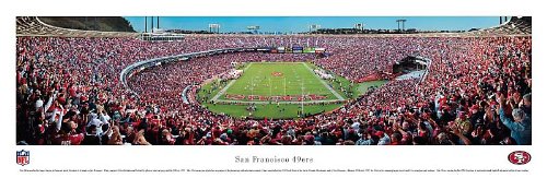 SAN FRANCISCO 49ERS - CANDLESTICK PARK - NFL PANORAMA POSTER PRINT