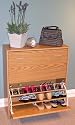 4D Concepts 74155 Double Shoe Cabinet - Oak