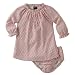 Tea Collection Baby Akita Shirred Neck Dress, Rose Petal, 0-3M