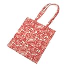 'Fisherman's Tale' Red Tote Bag||EVAEX