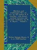 Märchen und erzählungen New ed., rev. by the author H. S. Guerber, with direct-method exercises and revised vocabulary by W. R. Myers .. Volume 1
