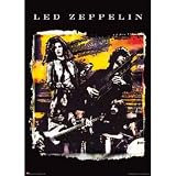 Led Zeppelin (Group, Psychedelic, Huge) Music Poster Print - 40x55