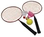 Hudora 76046 - Mini Badminton Set mit 3 verschiedenen B�llen