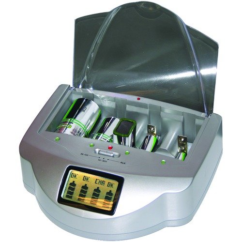 Viatek RE02G Renu-It Pro Series GrayProfessional Grad Disposable Battery Regenerator/Used for AA, AAA, C, D & 9-Volt Batteries