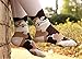 AnVei-Nao Womens Girls Cartoon Cute Cat Pattern Cotton Soft Crew Socks 4 Pairs