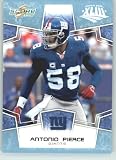2008 Donruss / Score Limited Edition Super Bowl XLIII GLOSSY # 213 Antonio Pierce - New York Giants - (Serial #d to 250) NFL Trading Card in a Prorective Screw Down Display Case