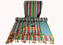 Striped Kikoy Beach Towel and Bag