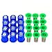 TeeJet Bundle (24 Items): 12 x ConeJet Visiflo TX-VS1 Spray Nozzles w/ 12 x 8079-PP-100 Strainers