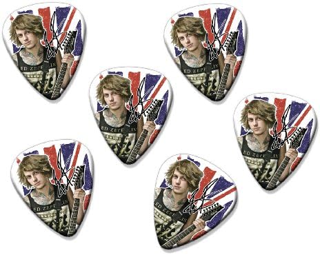 Ben Bruce Asking Alexandria 6 X Loose guitar Picks ( Flag Design )