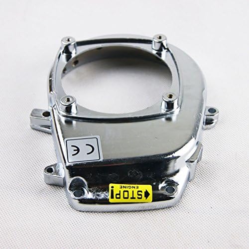 Bestdotek Chrome Alloy Flywheel Fan Cover for CY Zenoah Engine for HPI/ ROVAN Baja 5B 5T