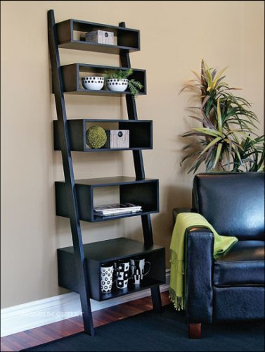 FAMOUS- 5 TIER LEANING WALL SHELF