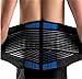 Neoprene Double Pull Posture Support Brace Lumbar Lower Back Support Brace Exercise Belt By Aofit (XXL(40-44 inches) or (102-112 cm), Black&Blue)