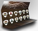 Produkt-Bild: 12 Jim Dunlop Dirty Donny Picks - Tortex Standard ( 4 x 0,60 mm / 4 x 0,73 mm / 4 x 1,00 mm ) with Plectrum-Card - From Music Schubert - A Perfect Present Idea For Any Guitar Player