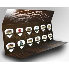 12 Jim Dunlop Dirty Donny Picks - Tortex Standard ( 4 x 0,60 mm / 4 x 0,73 mm / 4 x 1,00 mm ) with Plectrum-Card - From Music Schubert - A Perfect Present Idea For Any Guitar Player