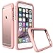 iPhone 6s Case, RhinoShield [CrashGuard] 11 ft Shock Absorption Thin Bumper Case with Lifetime Warranty & FREE Back Transparent Skin. Slim Heavy Duty Protection. Also for iPhone 6 - Shell Pink