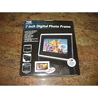 TDE 7 inch Digital Photo Frame with Clock/Alarm/Speakers