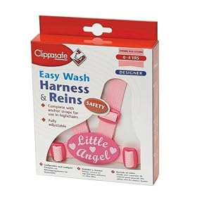 Clippasafe Easy Wash Harness & Reins (Little Angel)