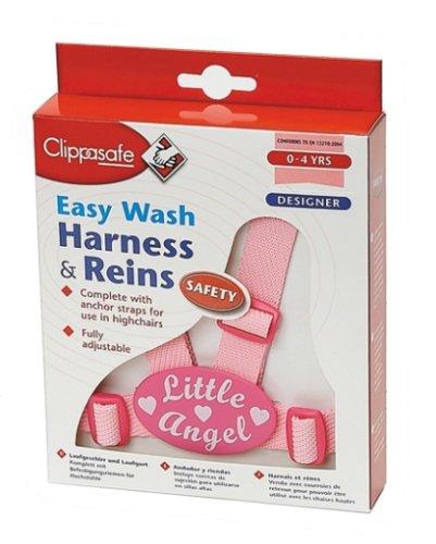Clippasafe Easy Wash Harness & Reins (Little Angel)