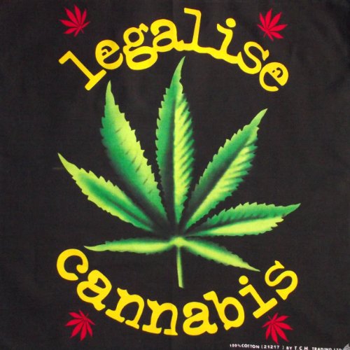 Marijuana Cannabis Handkerchief Headwrap Bandana C35