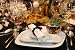 Table Setting for Thanksgiving Dinner - 24"W x 16"H - Peel and Stick Wall Decal by Wallmonkeys