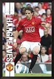 Manchester United- Owen Hargreaves Framed Framed Art Poster Print, 26x38