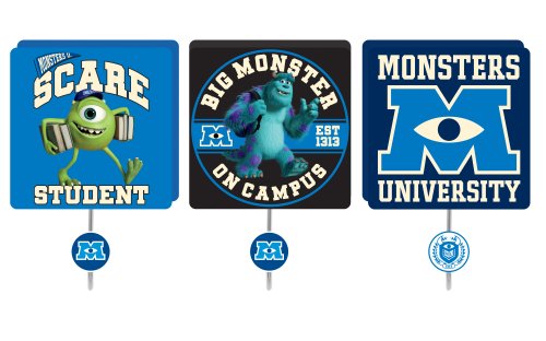 Disney Monsters University 3-Pack Wall Hooks