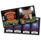 NFL Cleveland Browns Ticket Album