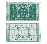 6' x 9' Awning Mat Green Flower