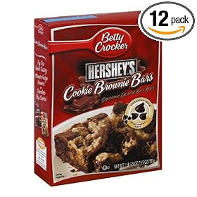 Betty Crocker Brownie Mix Cookie Dough, 19.5000-Ounce Boxes (Pack of 12)