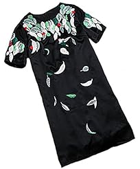 Shift General Print Cutout Applique Polyester/Spandex Off the Shoulder  Dress