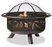 Uniflame WAD900SP Oil Rubbed Outdoor Firebowl with Swirl Design