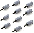 10x Aquarium Airline Skimmer / Air Pump Air Stone Small Diffuser 25x15mm