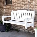 Prairie Leisure® Garden Bench Swing, WHITE