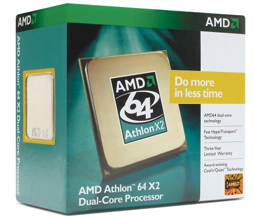 Electronics: AMD Athlon 64 X2 Dual Core 5000+ 2.6 GHz Processor with 65 Watt Power