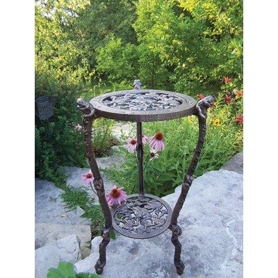 Oakland Living Frog Table Plant Stand in Antique Bronze