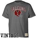 Reebok Atlanta Falcons Charcoal Buttonhook Vintage Premium T-shirt