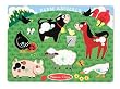 MELISSA & DOUG FARM ANIMALS PEG PUZZLE