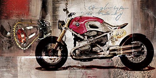 20"x40" Hd Canvas Print Home Decor Art Painting (No Frame), Motorcycle