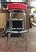 Commercial Grade Red 30 Inch Restaurant Swivel Bar Stool (0-1952RED)