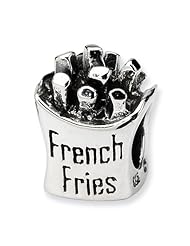 Sterling Silver Reflections French Fries Bead