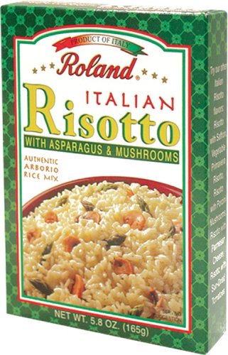 Roland Risotto with Asparagus and Mushrooms, 5.8-Ounce Packages (Pack of 6)