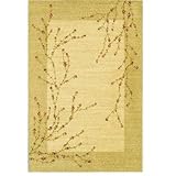 Modern Elements Kimono Ivory Contemporary Rug Size: 5' x 7'4