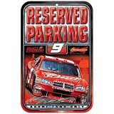KASEY KAHNE OFFICIAL #9 BUD CAR RESERVED SIGN